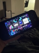 Black Nin Switch Lite HDMI,Hall Effects 5000mah bat an Temp Glass One More Thing