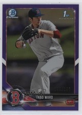 2018 Bowman Draft Chrome Purple Refractor 43/250 Thad Ward #BDC-90 0q3