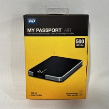 Western Digital WD My Passport Air 500 GB Go Ultra Thin Portable Storage NIB
