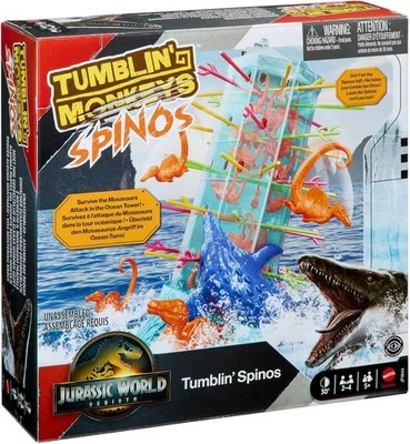 Tumblin Spinos Save Dinosaurier Die Cadone Spiel Aktivieren MATTEL Monkey Affen - Bild 1 von 4