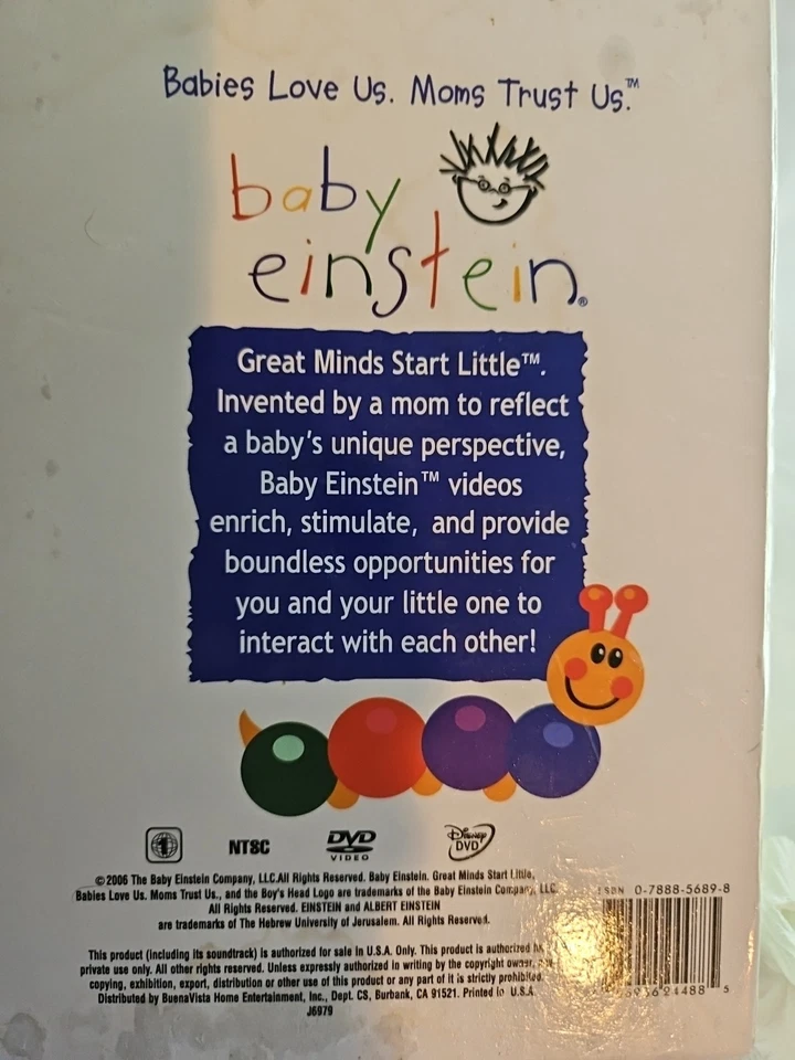 Baby Einstein 18 Disc DVD Collection Box Set Moms #1 Choice Walt Disney Foto 3 de 4
