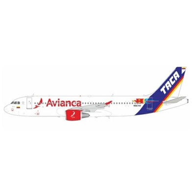 Inflight200 Taca Retro Avianca Airbus A320-214 N567AV El Aviador 1:200 Metall