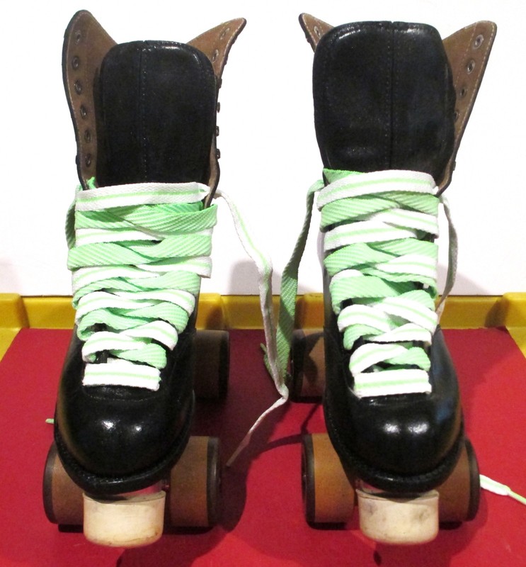 Women Hyde Size-6 Betty Lytle Roller Skate-Sure Grip Plate-FO MAC Wheels