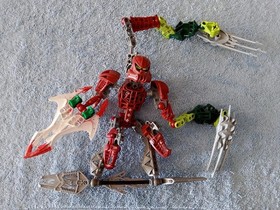 LEGO BIONICLE Stars Skrall (7136) & (8601) Toa Vakama - INCOMPLETE MISSING PARTS