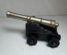 Vtg 5" Collectible Rolling Cannon Penncraft Mt.Penn PA cast Figurine Toy 573