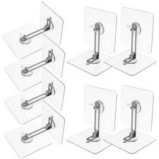 Adhesive Furniture Anchors for Dressers Bookcases Cabinet Reusable PVC Anti Tip