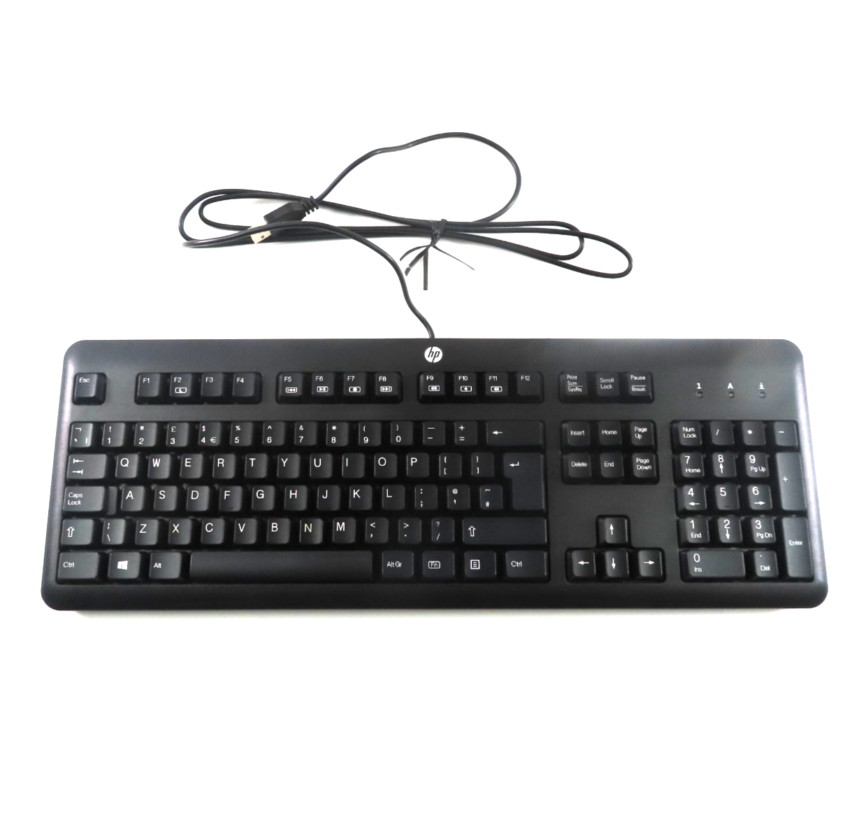 HP UK English QWERTY USB 2.0 Wired (Windows 8) Keyboard