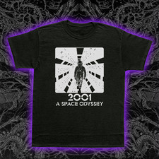 Image of 2001: A Space Odyssey T-Shirt Sci-Fi Film Tee HAL 9000 Kubrick Classic Unisex