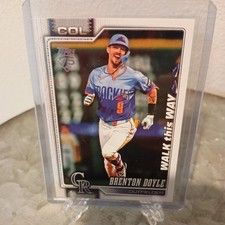 2026 TOPPS CELEBRATION BASEBALL WALK THIS WAY BRENTON DOYLE ROCKIES #164