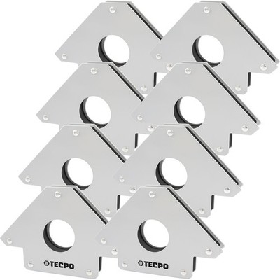 8x TECPO MAGNET SCHWEIßWINKEL SET 34 kg 75 lbs MAGNETWINKEL SATZ SCHWEIßMAGNETE