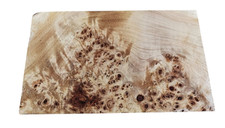 Big Poplar burl wood,Burl Board, 11.93" x 7.13" x 1.02"in Knife making, TK77