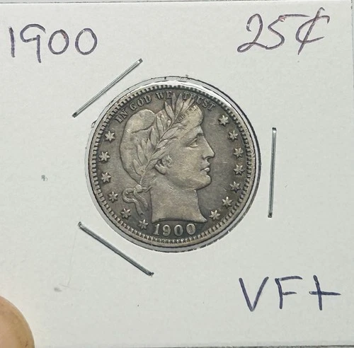 1900 Barber Quarter Coin