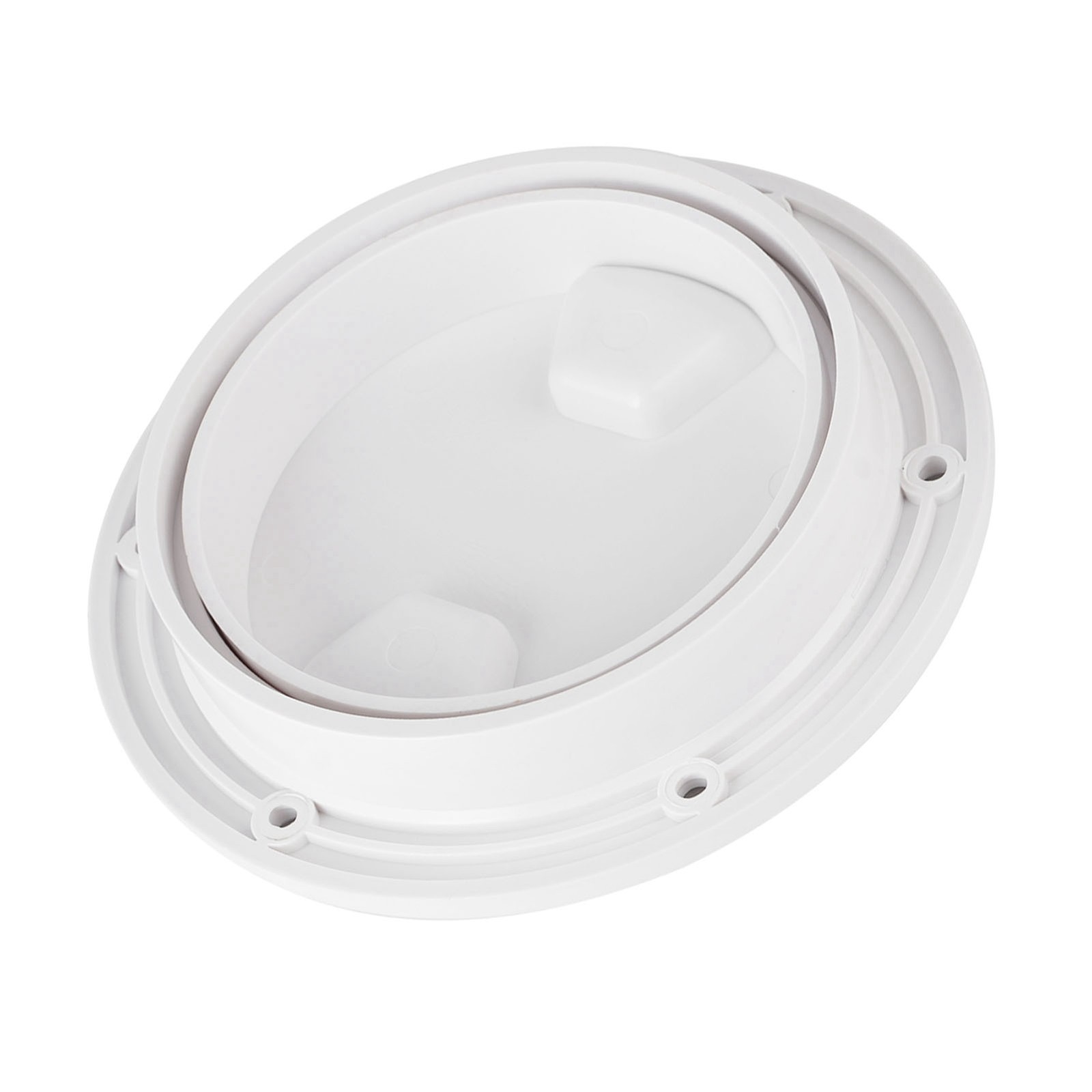 4inch Marine ABS Rounded Deck Cover Inspection Yacht RV Boat Accessories