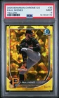 Paul Skenes 2025 Bowman Chrome Sapphire Edition #30 Yellow #/75 PSA 9 Pirates