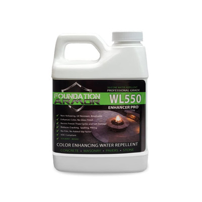 Armor WL550 Deep Penetrating Solvent-Based Matte Wet Look 16 OZ Sample Concrete
