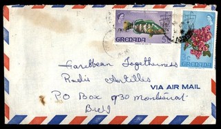 Mayfairstamps Grenada to Montserrat Cover cca_68457