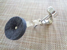 1980s-90s VINTAGE PEARL FLOOR-RACK TOM DRUM TONE CONTROL / INTERNAL MUFFLER GOOD