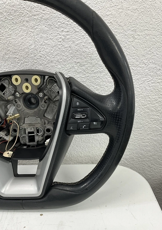 Руль 2016 Nissan Maxima черный кожаный 484304RH1A от оригинального производителя - Изображение 4 из 4