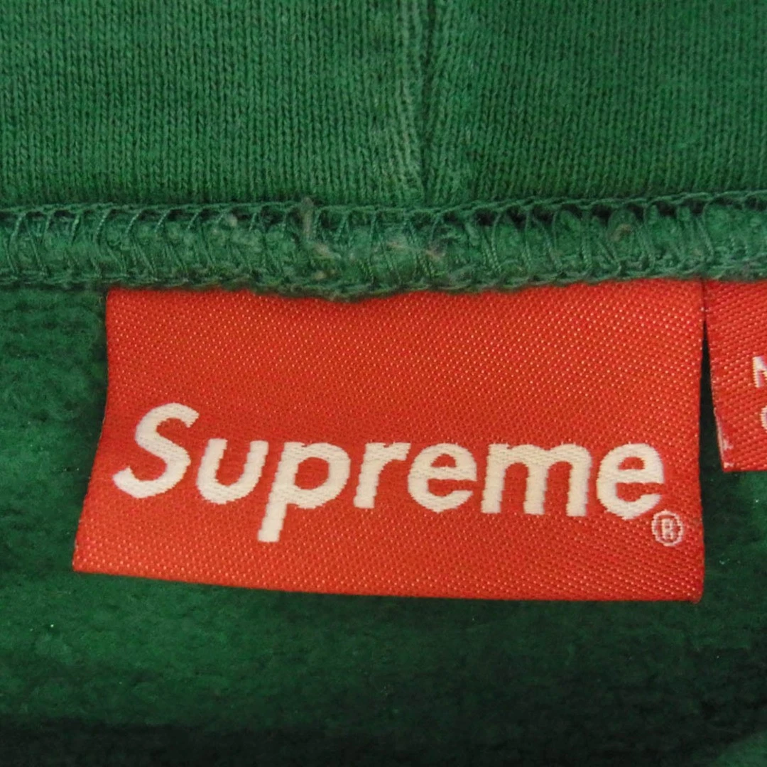 Felpa con cappuccio Supreme 21SS Don't Care pullover verde usata LIFE 0
