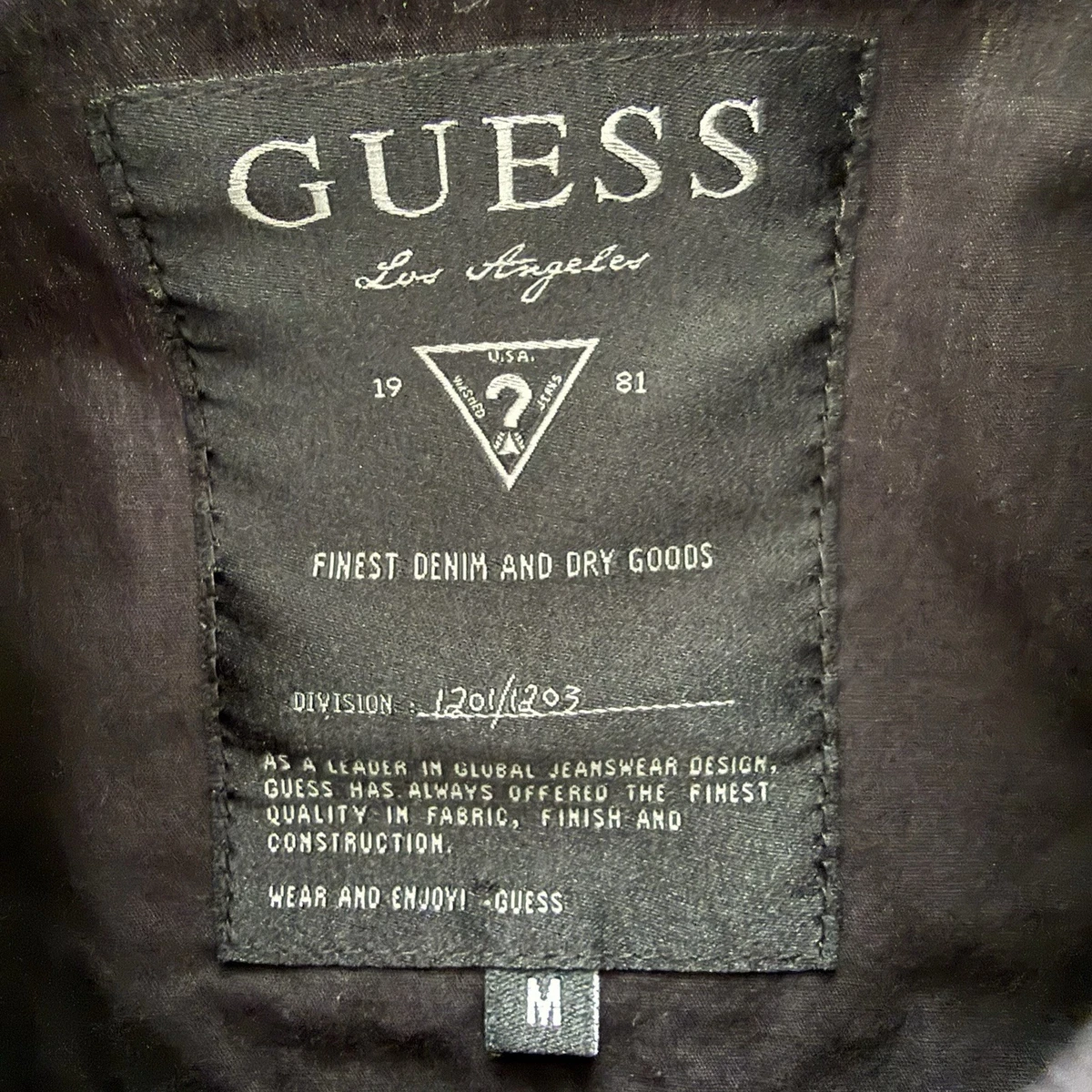 Camisa GUESS Para Hombre Mediana Negra con Rayas Grises Abotonada Ligera Manga Larga