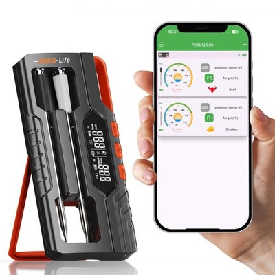 Smart Wireless Probe Meat Thermometer Barbecue and Smoking Application Control