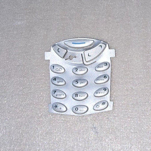 Genuine Original Nokia 3310 Keypad Keyboard Silver