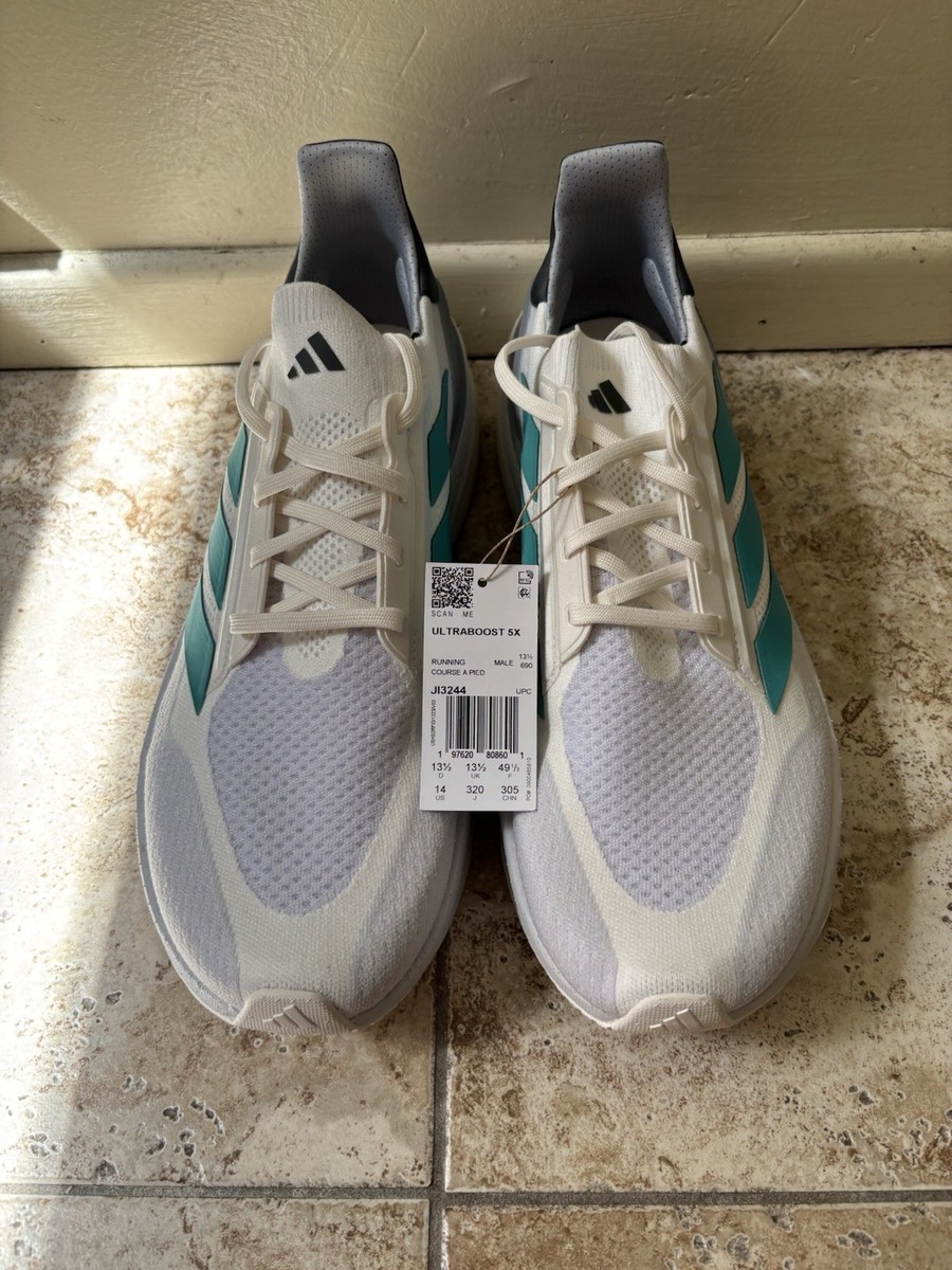 adidas Ultraboost 5X NBY White Teal Dash Grey Mens Running  display picture 1