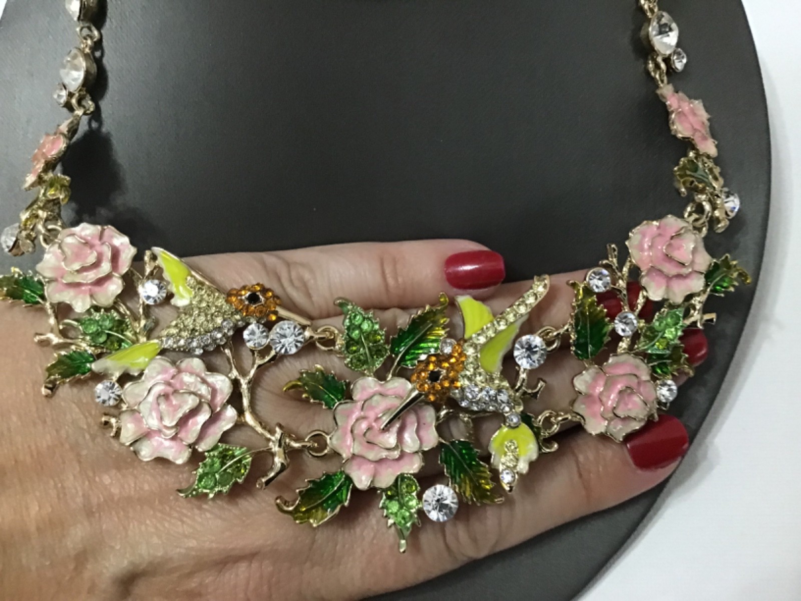 Gorgeous *Flutter & Sparkle* Statement Hummingbir… - image 4