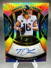 2025 Panini Select - Signatures Trevor Lawrence #SP-TVL Silver Prizm (AU)