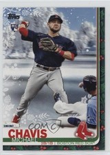 2019 Topps Holiday WalMart Mega Box SP Variation Michael Chavis #HW23 1fn9