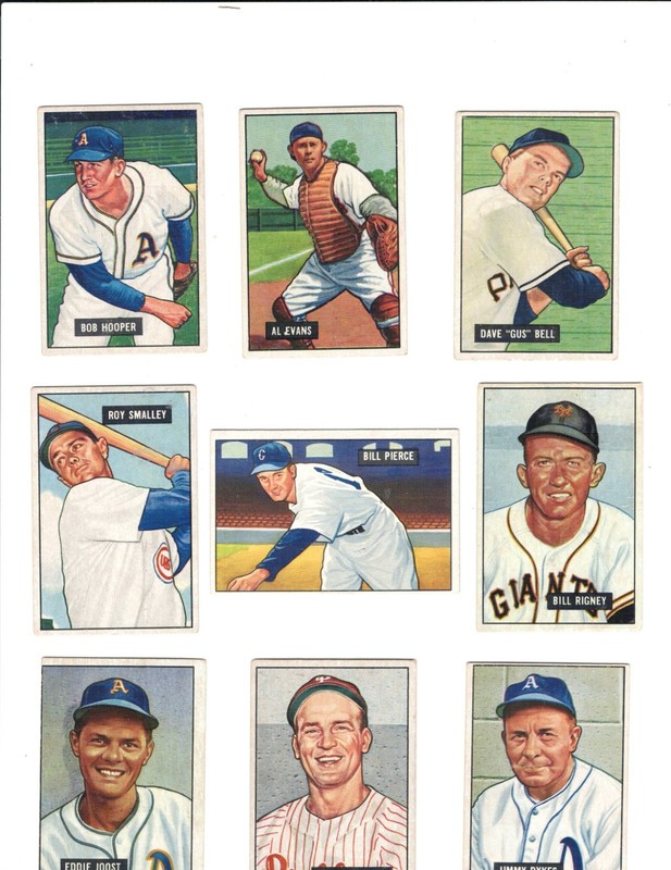 (12) 1951 Bowman Baseball Cards. Excellent! Check It Out!
