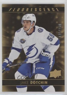 2017-18 Upper Deck Fluorescence Gold 134/150 Jake Dotchin #F-12 Rookie RC y1g