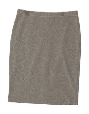 ASPESI Womens Straight Skirt IT 46 Large W34 Grey Cotton AG07