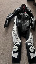Spidi Leather Motorcycle Suit Size 42