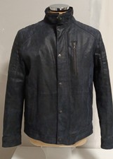 Mens Leather Jacket - Marks And Spencer- Size L