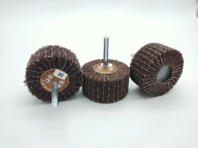 KIT 3 LAMELLENRÄDER MIT BOLZEN 60X30 KORN 80 MADE IN ITALY TNT HOHE QUALITÄT