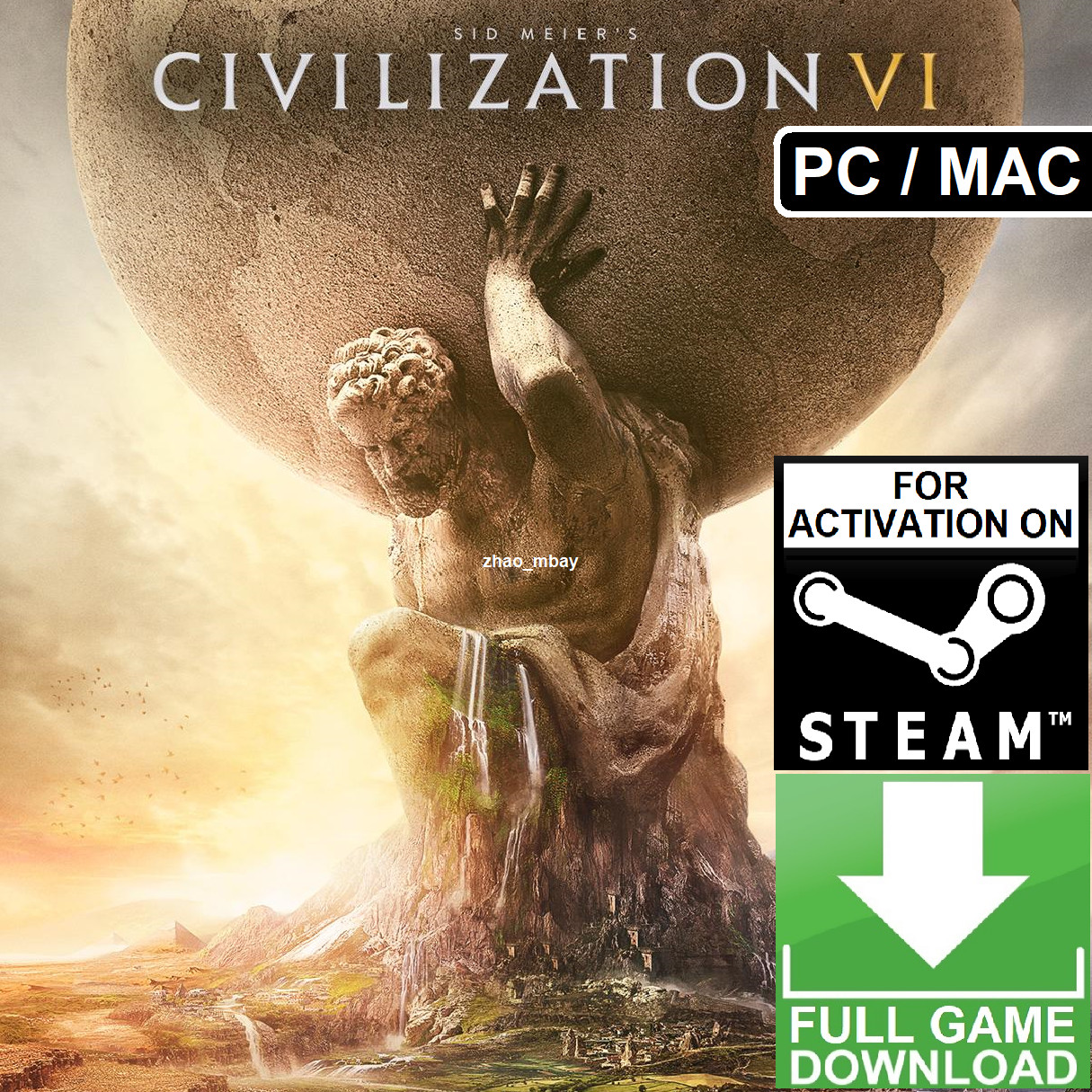 Sid Meier’s Civilization VI 6 PC & MAC STEAM KEY GLOBAL FAST SENT! civ 6