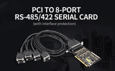 Industrial PCI to RS-485 RS-422 Serial Card RS485 RS422 DR62 Expansion Converter