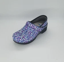 9333 Dansko LT Pro Dash Blue Clog Size 37