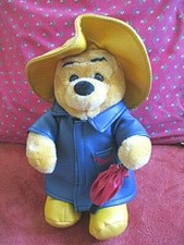 JOUET WINNIE THE POOH WINNIE L'OURSON EN TENUE DE PLUIE 1990's