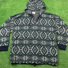 Sostanza Sweater 1/4 Zip Hoodie Womens Size XL Acrylic