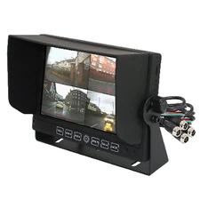 ACCELE LCDPQUAD 7″ LCD Monitor with the capability of displaying a quad screen 