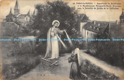 R176057 Paray le Monial. Apparition du Sacre Coeur a la Bienheureuse Marguerite