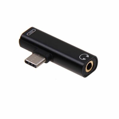 2 in 1 Type C to 3.5 mm and Charger Headphone Audio Jack USB C Cable Adapter US