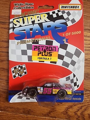 MATCHBOX RACE CAR  JIMMY HENSLEY PETRON PLUS BLACK DIECAST #55 COLLECTIBLE new