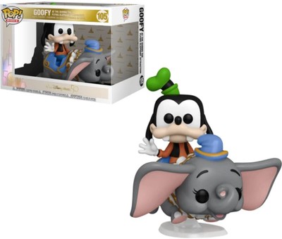 Funko Pop Disney Rides 105 World 50 50571 Goofy at the Dumbo Flying Elephant ...