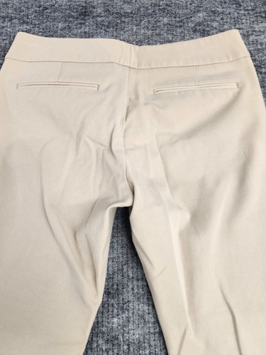 Cynthia Rowley Damen Größe 4 Baumwolle Anzughose Beige Skinny Bein - Bild 11 von 11