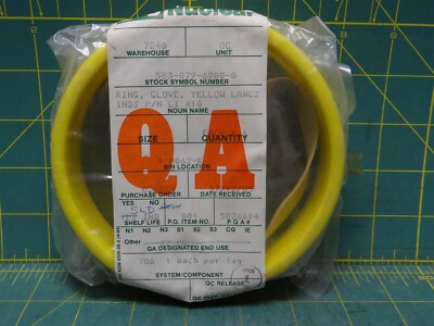 Lancs Industries Yellow Glove Ring 4 1/2'' Inner Diameter PN: LI-410
