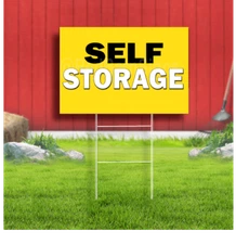 Self Storage Coroplast Sign Plastic Indoor Outdoor Yard Sign