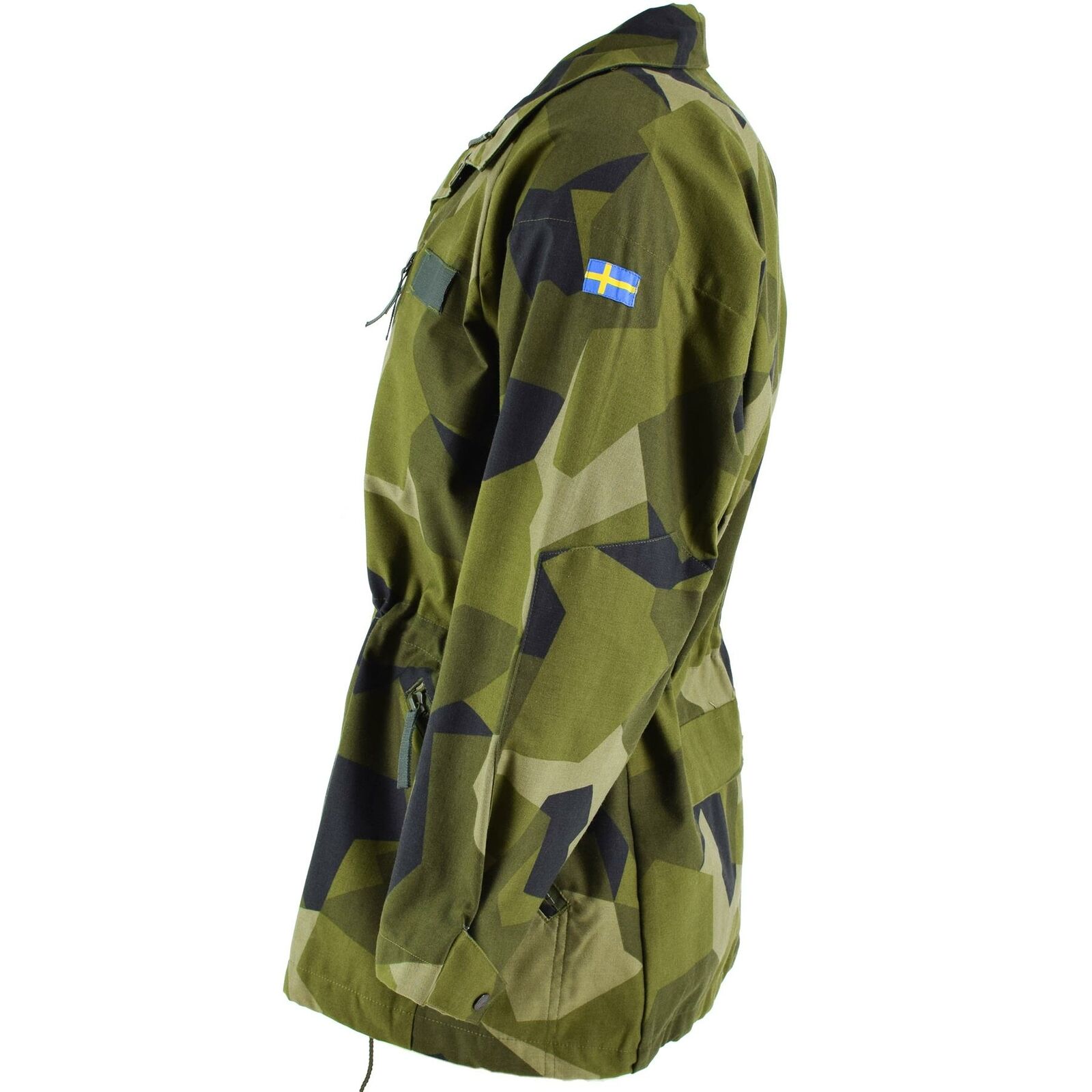Original Swedish army heavy M90 jacket splinter camo military field troops  NEW